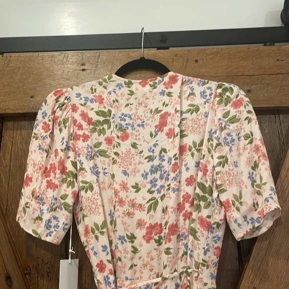 NWT Size Small Reformation Laurent Wrap Dress - Picture 4 of 11